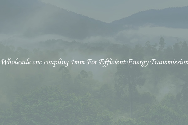 Wholesale cnc coupling 4mm For Efficient Energy Transmission