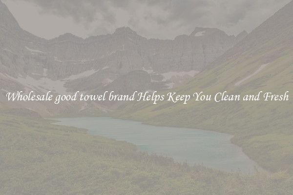 Wholesale good towel brand Helps Keep You Clean and Fresh