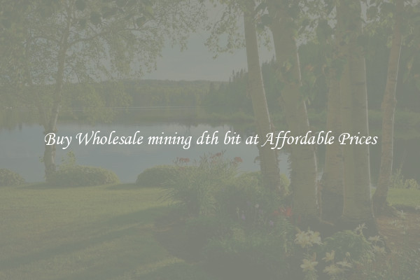 Buy Wholesale mining dth bit at Affordable Prices