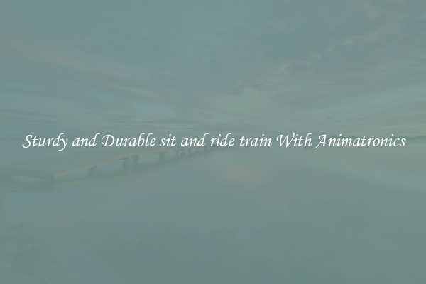 Sturdy and Durable sit and ride train With Animatronics